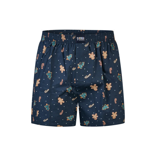 Happy Shorts Wijde boxershorts heren kerst 3-pack geruit/print/aop HS-1194-3 large