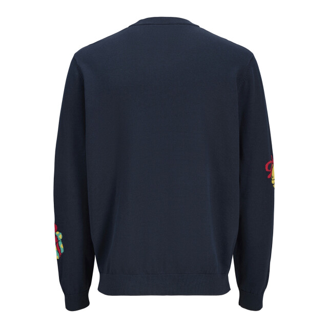 Jack & Jones Heren kersttrui jorholiday donkerblauw 12287994-Sky Captain large