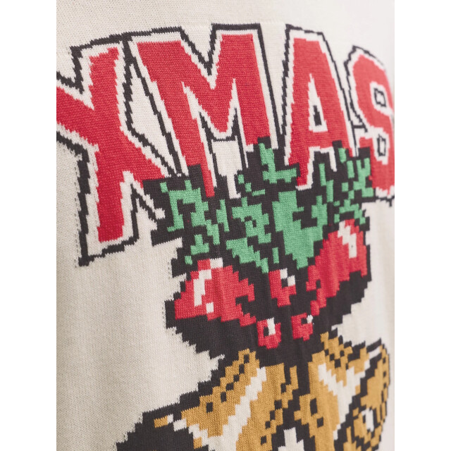 Jack & Jones Heren kersttrui jorholiday off-white 12287994-Sea Salt large