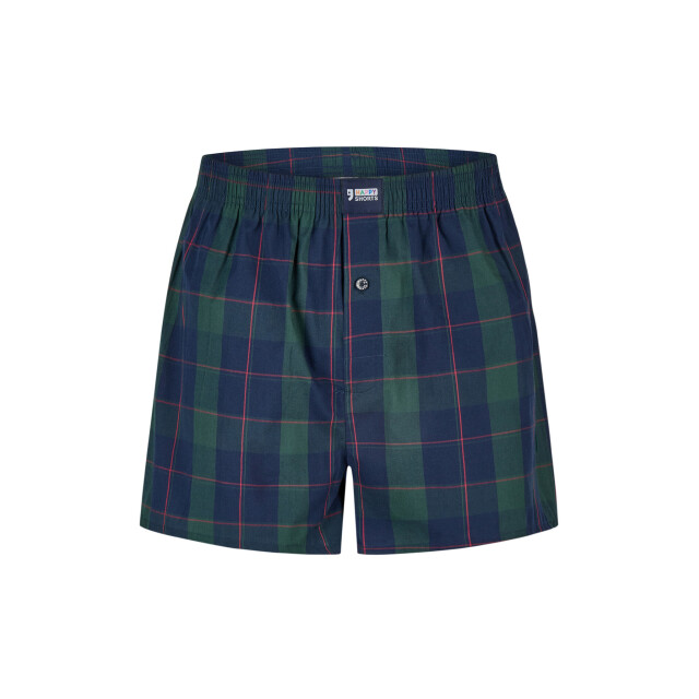 Happy Shorts Wijde boxershorts heren kerst 3-pack geruit/print/effen HS-1197-3 large