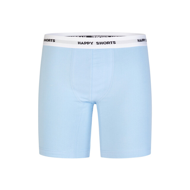 Happy Shorts Heren boxershorts met lange pijpen boxer briefs groen/lichtblauw HS-J-1266-LONG large
