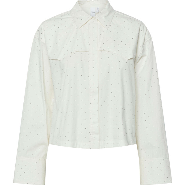 Y.A.S Yasciru ls short studded shirt s. star white 26039023-211291 large