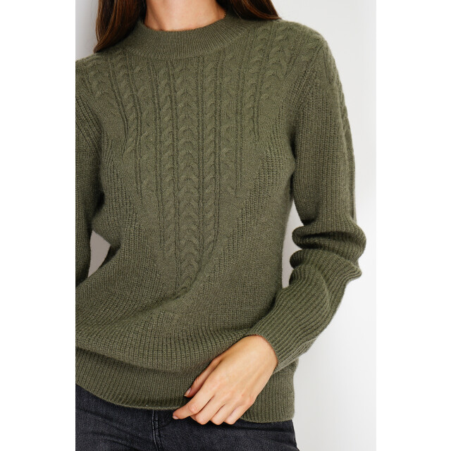 William de Faye Long sleeve kaki WF2459_Khaki large