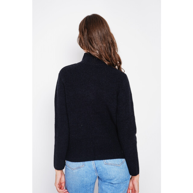 William de Faye Zipped sweater noir WF2730_Black large