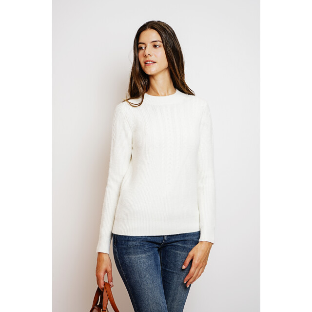 William de Faye Long sleeve naturel WF2459_Off-white large