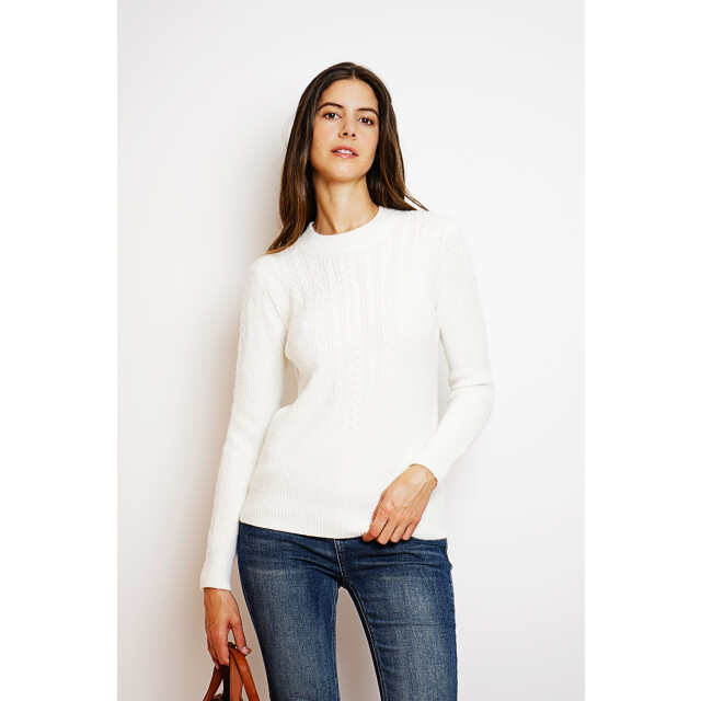 William de Faye Long sleeve naturel WF2459_Off-white large