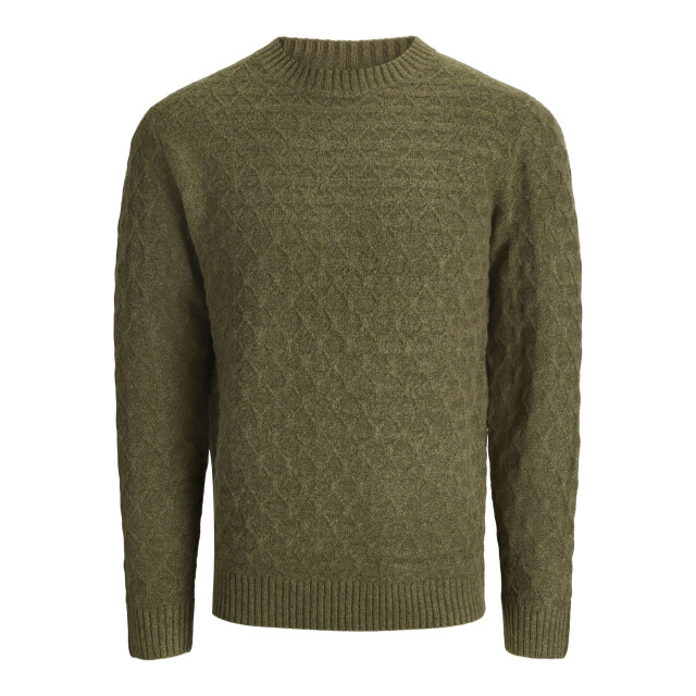 Jack & Jones jprblasimon structure knit crew nec 12286768 beech 05711.369.0120 large