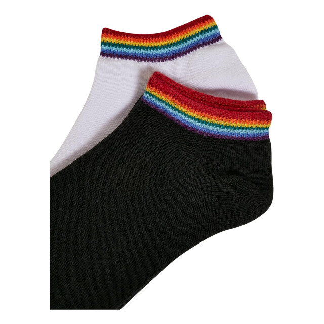 Urban Classics Heren no show regenboog binnensokken (set van 4) UTTN517_blackwhite large