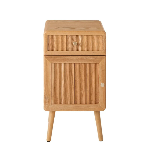 CaliCosy Nachtkastje met 1 deur en 1 lade, fronten met lamel-, h71 cm ava 3245909 large