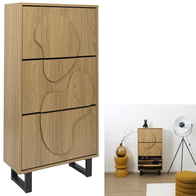 4goodz Schoenenkast calypso 40x60x115 cm 18 paar - 3047994 large