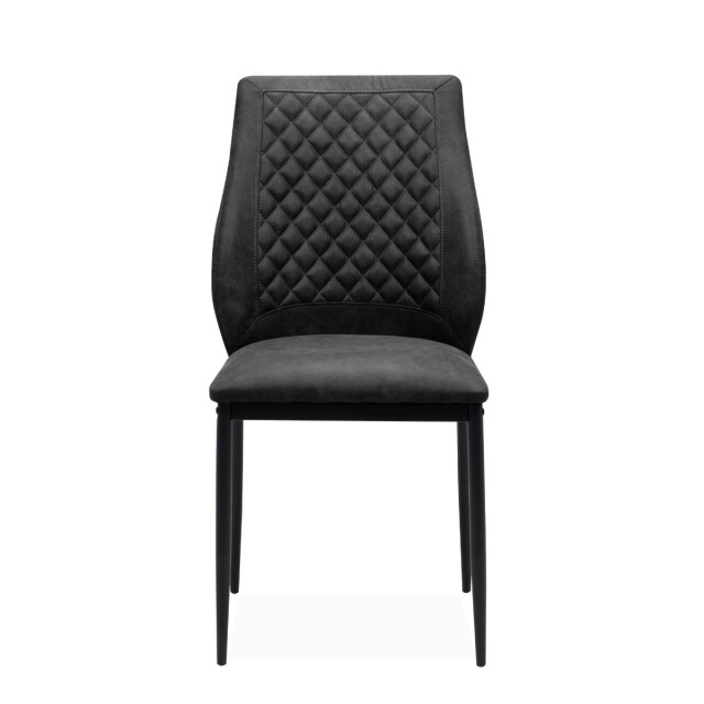 CaliCosy Set van 4 stoelen van gewatteerde stof met metalen frame, 48 cm lillie 3202271 large