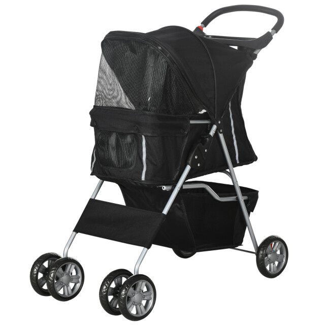 4goodz Hondenbuggy met zonnedak en opbergnet - 3345772 large 4goodz Hondenbuggy met zonnedak en opbergnet - 3345772 large