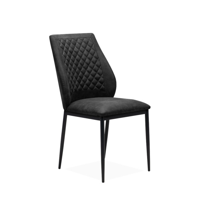 CaliCosy Set van 4 stoelen van gewatteerde stof met metalen frame, 48 cm lillie 3202271 large