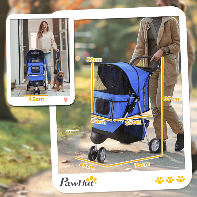 4goodz Luxe hondenkar hondenbuggy met verstelbare stuurhoogte - 3345770 large 4goodz Luxe hondenkar hondenbuggy met verstelbare stuurhoogte - 3345770 large