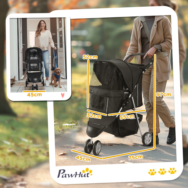 4goodz Luxe hondenkar hondenbuggy met verstelbare stuurhoogte - 3345771 large 4goodz Luxe hondenkar hondenbuggy met verstelbare stuurhoogte - 3345771 large