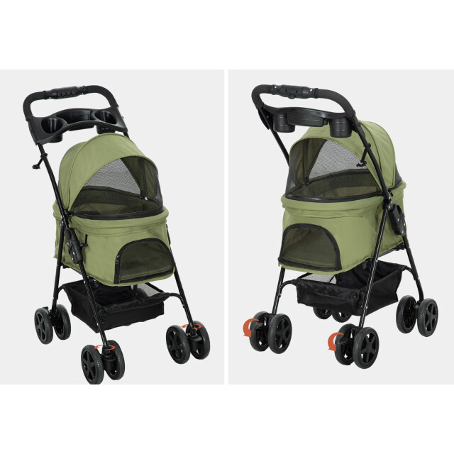 4goodz Hondenbuggy met zonnedak en opbergnet tot 4 kg - 3345774 large 4goodz Hondenbuggy met zonnedak en opbergnet tot 4 kg - 3345774 large