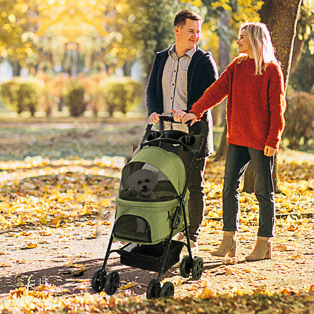 4goodz Hondenbuggy met zonnedak en opbergnet tot 4 kg - 3345774 large 4goodz Hondenbuggy met zonnedak en opbergnet tot 4 kg - 3345774 large