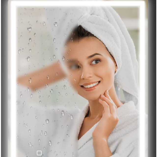 4goodz Led badkamerspiegel 60x80 cm touchscreen, anti-condens wit 3179012 large 4goodz Led badkamerspiegel 60x80 cm touchscreen, anti-condens wit 3179012 large