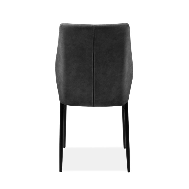 CaliCosy Set van 4 stoelen van gewatteerde stof met metalen frame, 48 cm lillie 3202271 large