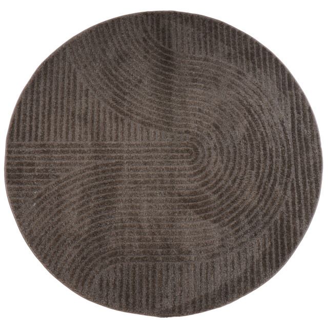 Veer Carpets Vloerkleed ella brown rond ø160 cm 3336995 large