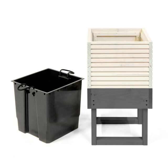 Westmann Kathleen houten plantenbak 33x33x54 cm - 3169343 large