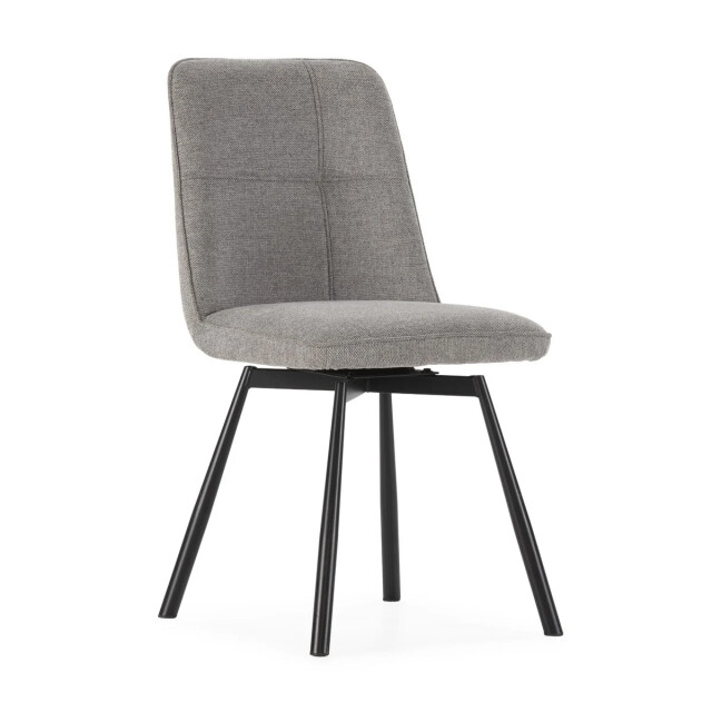 CaliCosy Game of 4 swivel fabric chairs h85.5 cm iona 3344978 large CaliCosy Game of 4 swivel fabric chairs h85.5 cm iona 3344978 large
