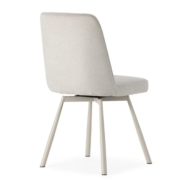 CaliCosy Game of 4 swivel fabric chairs h85.5 cm iona 3344977 large CaliCosy Game of 4 swivel fabric chairs h85.5 cm iona 3344977 large