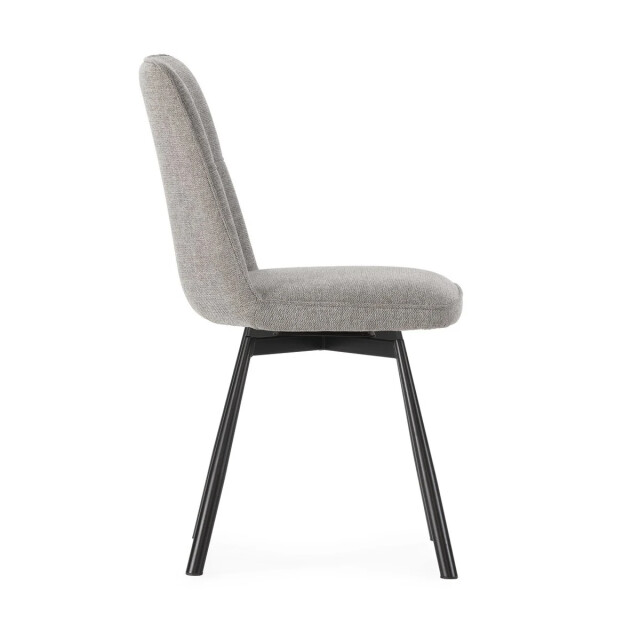 CaliCosy Game of 4 swivel fabric chairs h85.5 cm iona 3344978 large CaliCosy Game of 4 swivel fabric chairs h85.5 cm iona 3344978 large