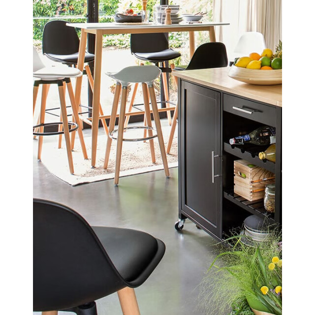 5Five ® luxe grote houten keukentrolley - 3156438 large