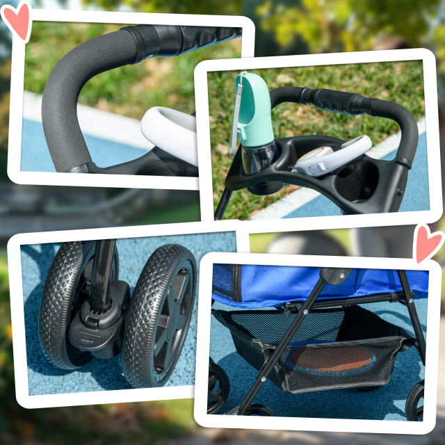 4goodz Hondenbuggy met zonnedak en opbergnet tot 4 kg - 3345776 large 4goodz Hondenbuggy met zonnedak en opbergnet tot 4 kg - 3345776 large