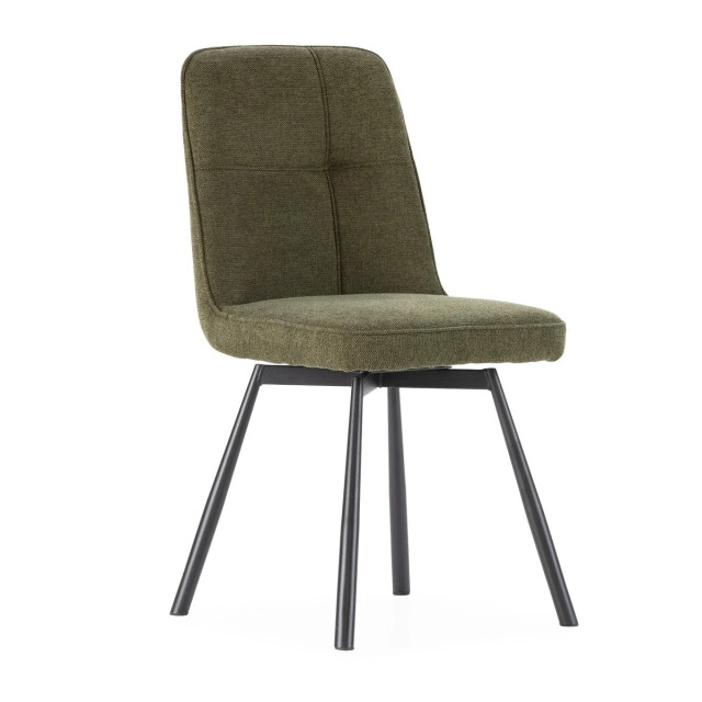 CaliCosy Game of 4 swivel fabric chairs h85.5 cm iona 3344976 large CaliCosy Game of 4 swivel fabric chairs h85.5 cm iona 3344976 large