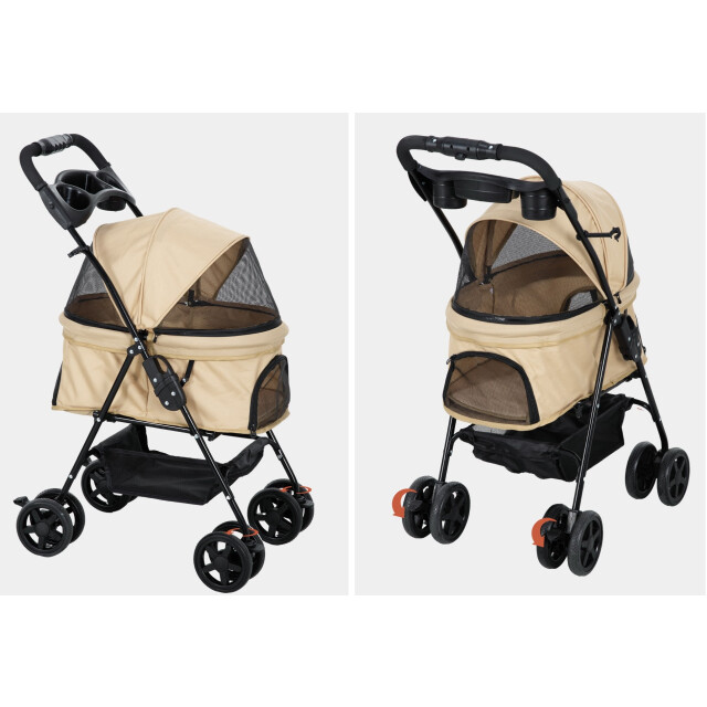4goodz Hondenbuggy met zonnedak en opbergnet tot 4 kg licht 3345775 large 4goodz Hondenbuggy met zonnedak en opbergnet tot 4 kg licht 3345775 large