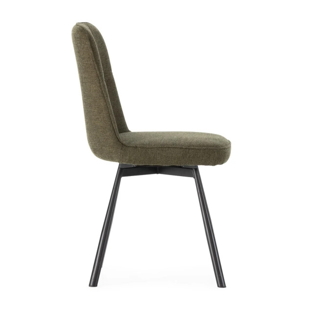 CaliCosy Game of 4 swivel fabric chairs h85.5 cm iona 3344976 large CaliCosy Game of 4 swivel fabric chairs h85.5 cm iona 3344976 large