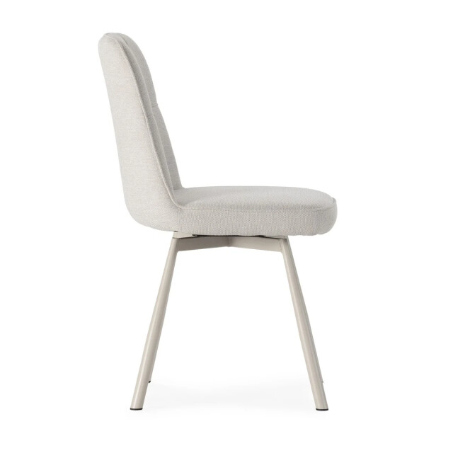 CaliCosy Game of 4 swivel fabric chairs h85.5 cm iona 3344977 large CaliCosy Game of 4 swivel fabric chairs h85.5 cm iona 3344977 large