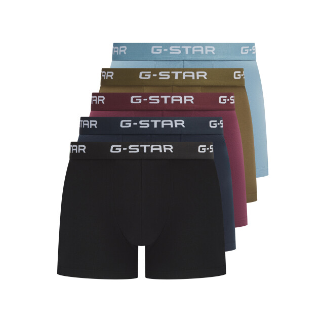 G-Star Heren boxershorts trunks maize 5-pack mulitpack blauw/groen/zwart/rood GSM010 large G-Star Heren boxershorts trunks maize 5-pack mulitpack blauw/groen/zwart/rood GSM010 large