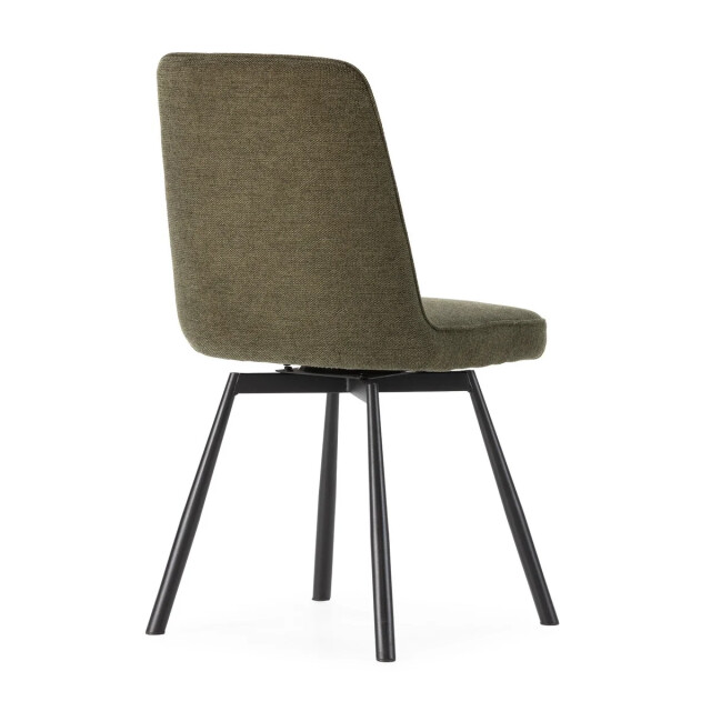 CaliCosy Game of 4 swivel fabric chairs h85.5 cm iona 3344976 large CaliCosy Game of 4 swivel fabric chairs h85.5 cm iona 3344976 large