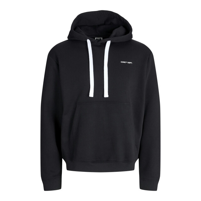 Jack & Jones Heren hoodie jcocover 12282973-Black large Jack & Jones Heren hoodie jcocover 12282973-Black large