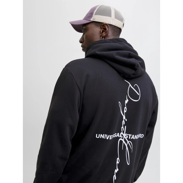 Jack & Jones Heren hoodie jcocover 12282973-Black large Jack & Jones Heren hoodie jcocover 12282973-Black large