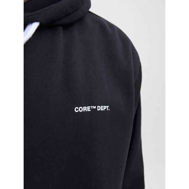 Jack & Jones Heren hoodie jcocover 12282973-Black large Jack & Jones Heren hoodie jcocover 12282973-Black large