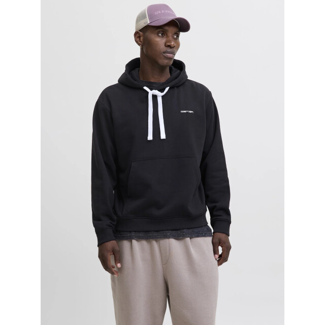 Jack & Jones Heren hoodie jcocover 12282973-Black large Jack & Jones Heren hoodie jcocover 12282973-Black large