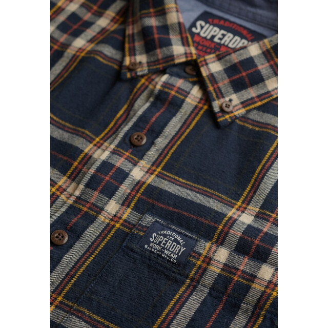 Superdry Kartoenen houthakkers overhemd ls dessin 5309.39.0001 large