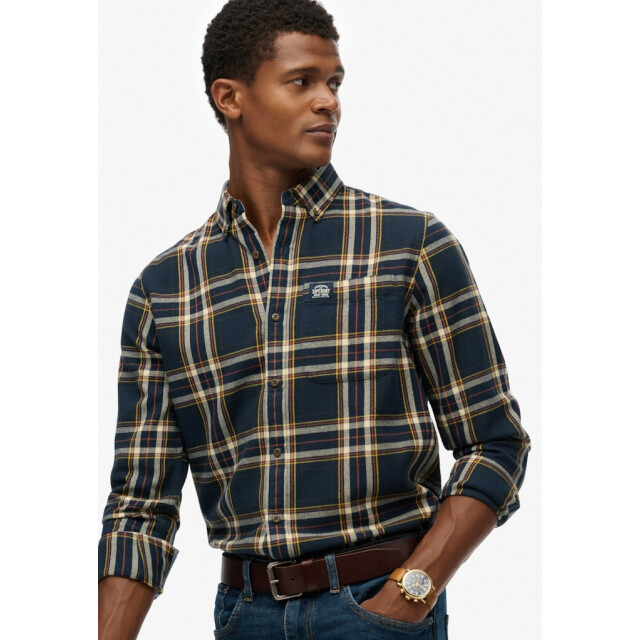Superdry Kartoenen houthakkers overhemd ls dessin 5309.39.0001 large