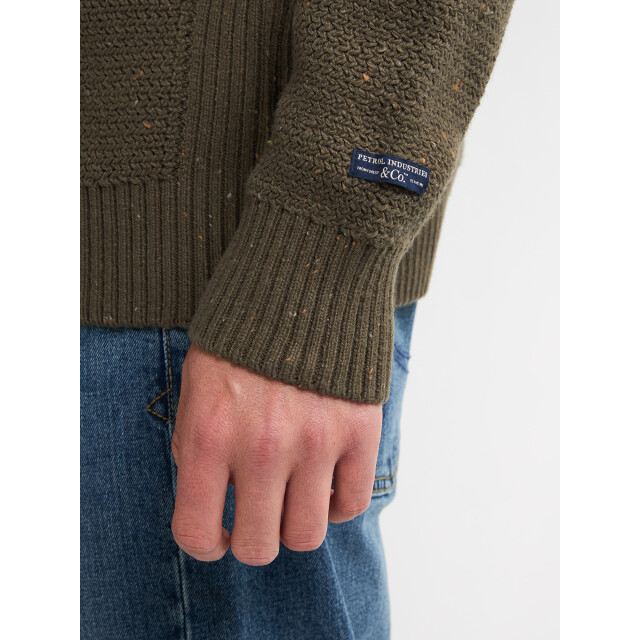 Petrol Industries men knitwear collar m-3050-kwc226 6088 army green 05710.340.0007 large Petrol Industries men knitwear collar m-3050-kwc226 6088 army green 05710.340.0007 large