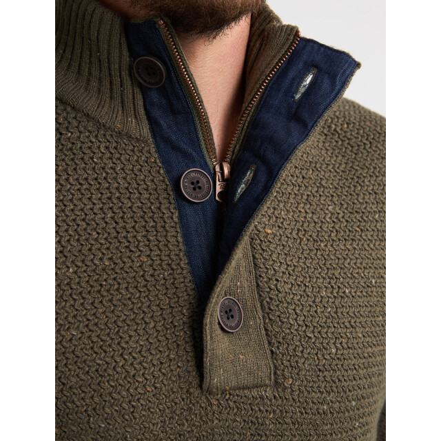 Petrol Industries men knitwear collar m-3050-kwc226 6088 army green 05710.340.0007 large Petrol Industries men knitwear collar m-3050-kwc226 6088 army green 05710.340.0007 large