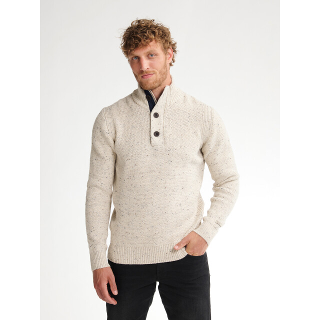 Petrol Industries men knitwear collar m-3050-kwc226 0009 antique white melee 05710.100.0007 large Petrol Industries men knitwear collar m-3050-kwc226 0009 antique white melee 05710.100.0007 large