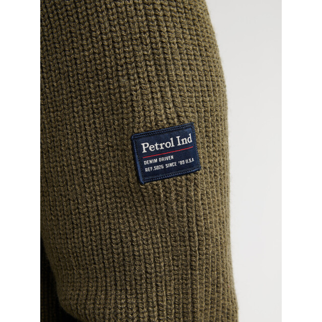 Petrol Industries men knitwear collar m-3050-kwc262 6088 army green 05710.340.0008 large Petrol Industries men knitwear collar m-3050-kwc262 6088 army green 05710.340.0008 large