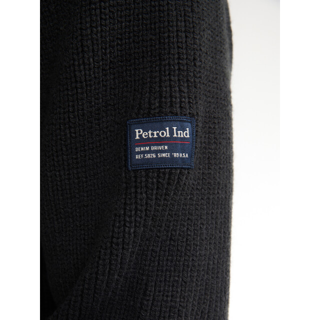 Petrol Industries men knitwear collar m-3050-kwc262 9111 deep black 05710.990.0020 large Petrol Industries men knitwear collar m-3050-kwc262 9111 deep black 05710.990.0020 large