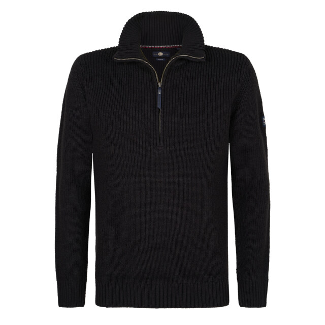 Petrol Industries men knitwear collar m-3050-kwc262 9111 deep black 05710.990.0020 large Petrol Industries men knitwear collar m-3050-kwc262 9111 deep black 05710.990.0020 large