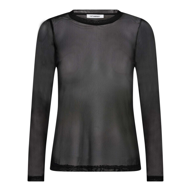 Co'Couture Cc mesh o-neck blouse CC Mesh O-Neck Blouse/96 Black large Co'Couture Cc mesh o-neck blouse CC Mesh O-Neck Blouse/96 Black large