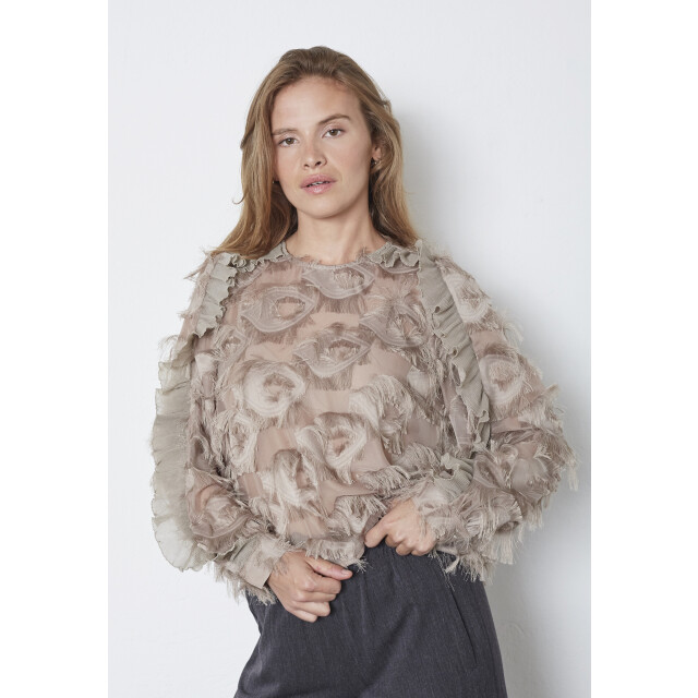 Co'Couture Cc syra stucture blouse CC Syra Stucture Blouse/154 Walnut large Co'Couture Cc syra stucture blouse CC Syra Stucture Blouse/154 Walnut large